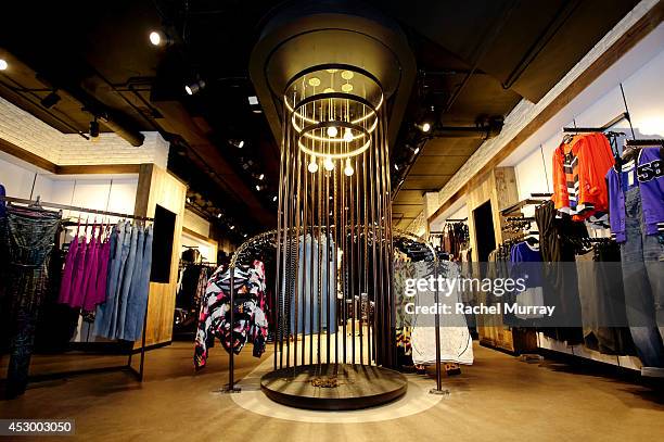 General view of atmosphere during the City Chic Exclusive Preview: First U.S Store Culver City at Westfield Culver City Shopping Mall on July 31,...