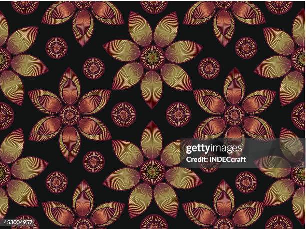 seamless design - sari stock illustrations
