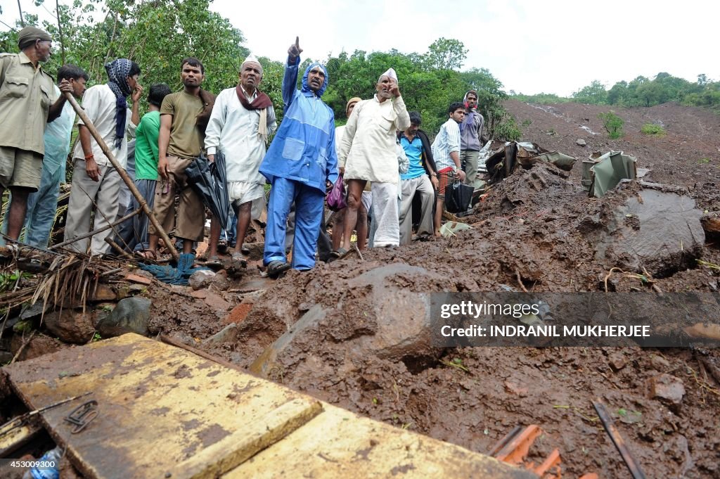 INDIA-DISASTER-LANDSLIDE