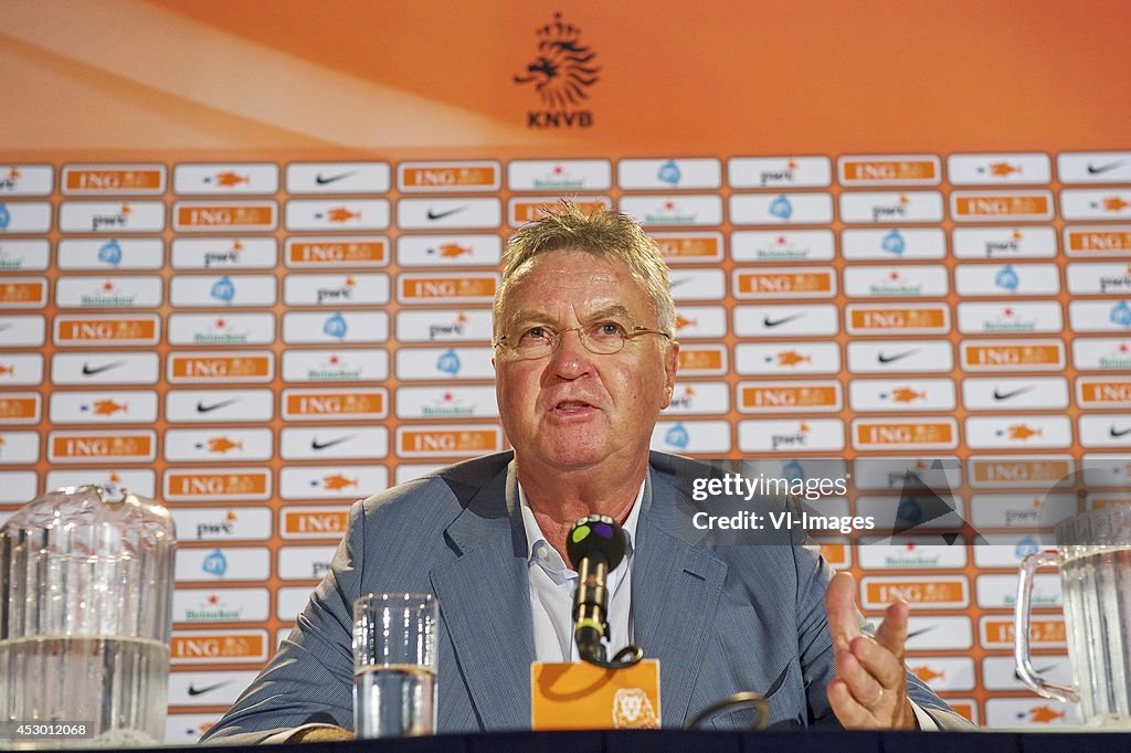 Zeist - "Guus Hiddink unveiled as new Netherlands manager"