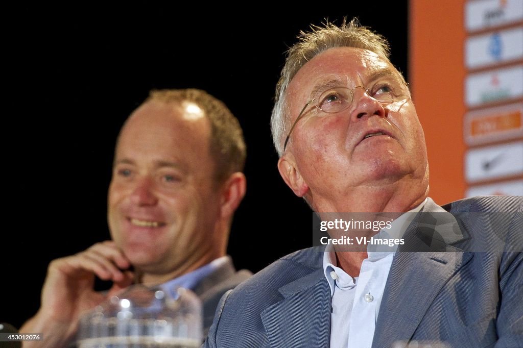 Zeist - "Guus Hiddink unveiled as new Netherlands manager"