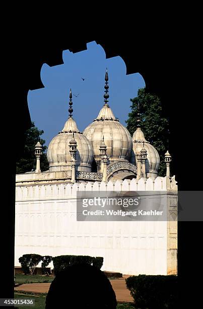 India, Delhi, Red Fort, View Of Moti-masjid 1659-60.