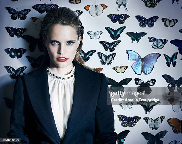 Singer and musician Anna Calvi is photographed for Amica magazine Italy on July 2, 2013 in London, England.