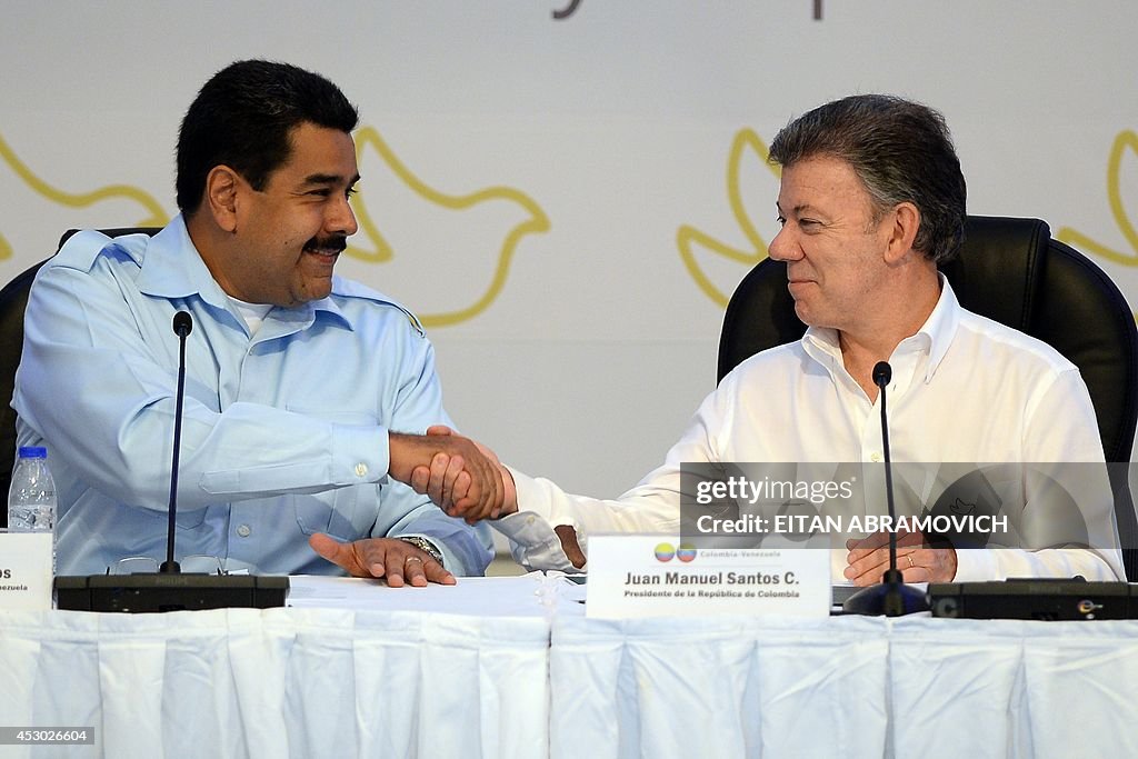 COLOMBIA-VENEZUELA-SANTOS-MADURO