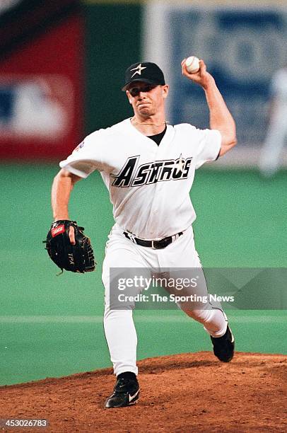 Billy Wagner of the Houston Astros during the game against the Los Angeles Dodgers on September 13, 1997 at the Astrodome in Houston, Texas.