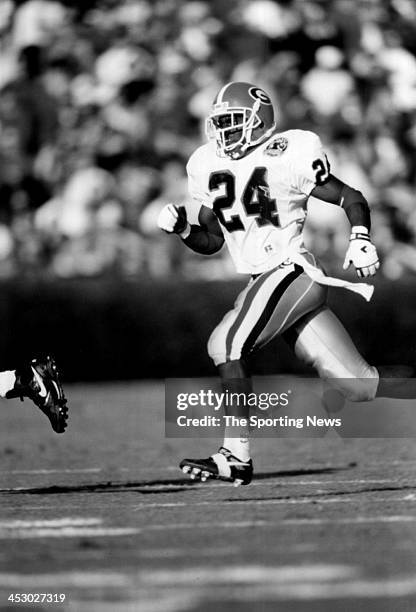 Greg Tremble of the University of Georgia Bulldogs circa 1992 in Athens, Georgia.