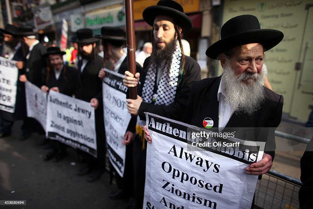 Israeli Embassy Demonstration In London