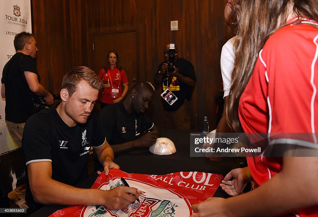 LFC Retail Store Appearance at Epicentre with Mamadou Sakho and Simon Mignolet