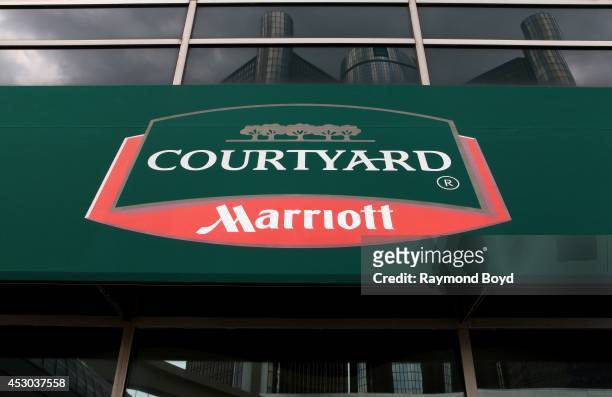 Courtyard Marriott Hotel on July 18, 2014 in Detroit, Michigan.
