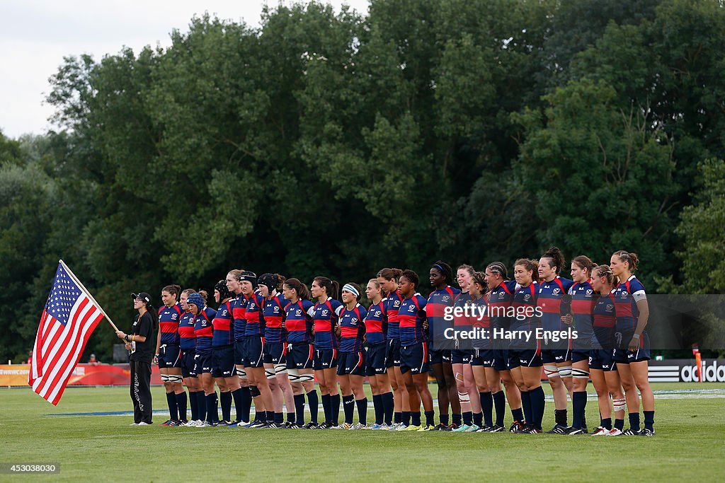 USA v Ireland - IRB Women's Rugby World Cup 2014