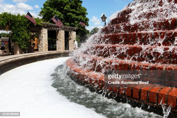 Josephine F. Ford Memorial Fountain in Greenfield Village on July 17, 2014 in Dearborn, Michigan.