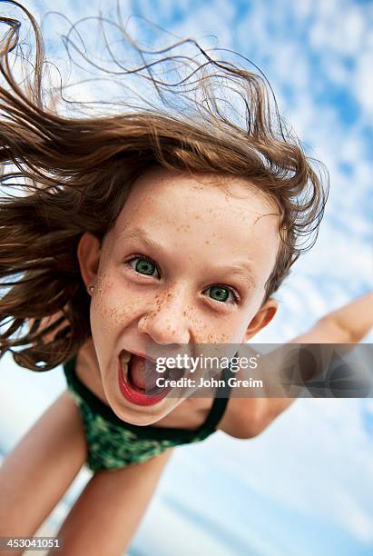 Young girl at the beach.