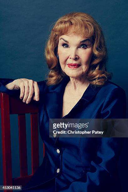 Kathryn Crosby is photographed during the AMERICAN MASTERS 'Bing Crosby Rediscovered' panel during the PBS Networks portion of the 2014 Summer...