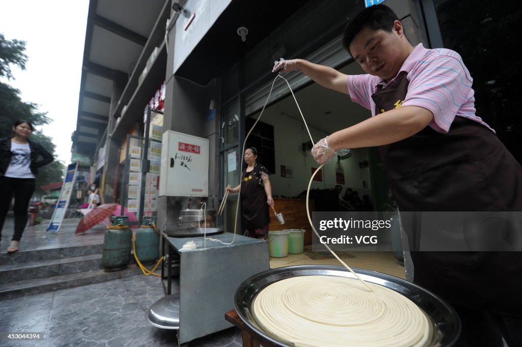 One Noodle Restaurant In Chongqing