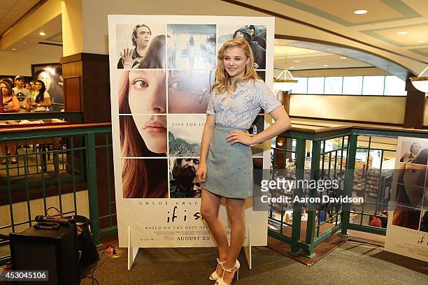 Chloe Moretz signs copies of the book "If I Stay" at Barnes & Noble on August 1, 2014 in Miami, Florida.