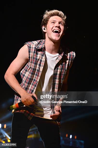 Niall Horan from One Direction performs in Concert for the "Where We Are 2014" Tour at Rogers Centre on August 1, 2014 in Toronto, Canada.