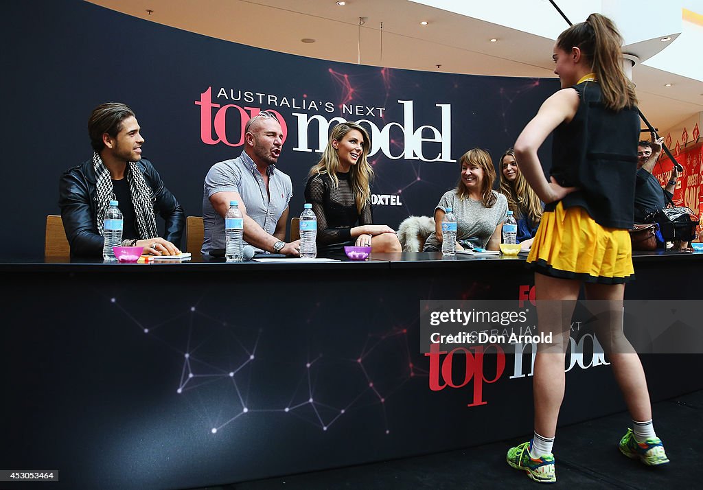 Season Nine of Australia's Next Top Model Auditions Takes Place at Chatswood Chase Shopping Centre