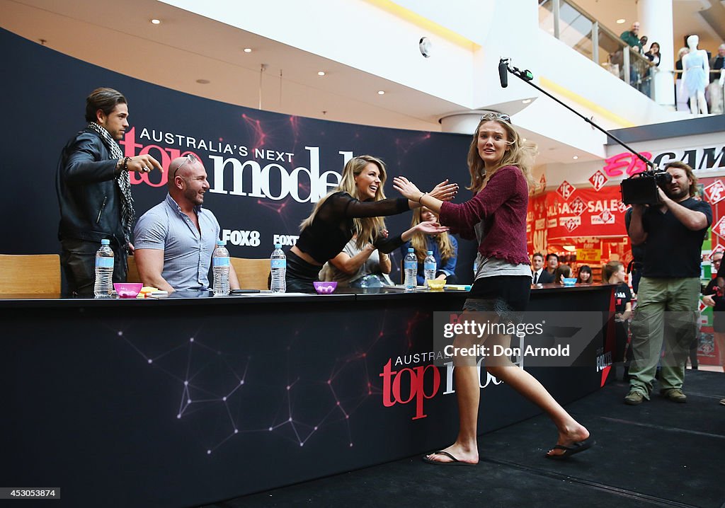Season Nine of Australia's Next Top Model Auditions Takes Place at Chatswood Chase Shopping Centre