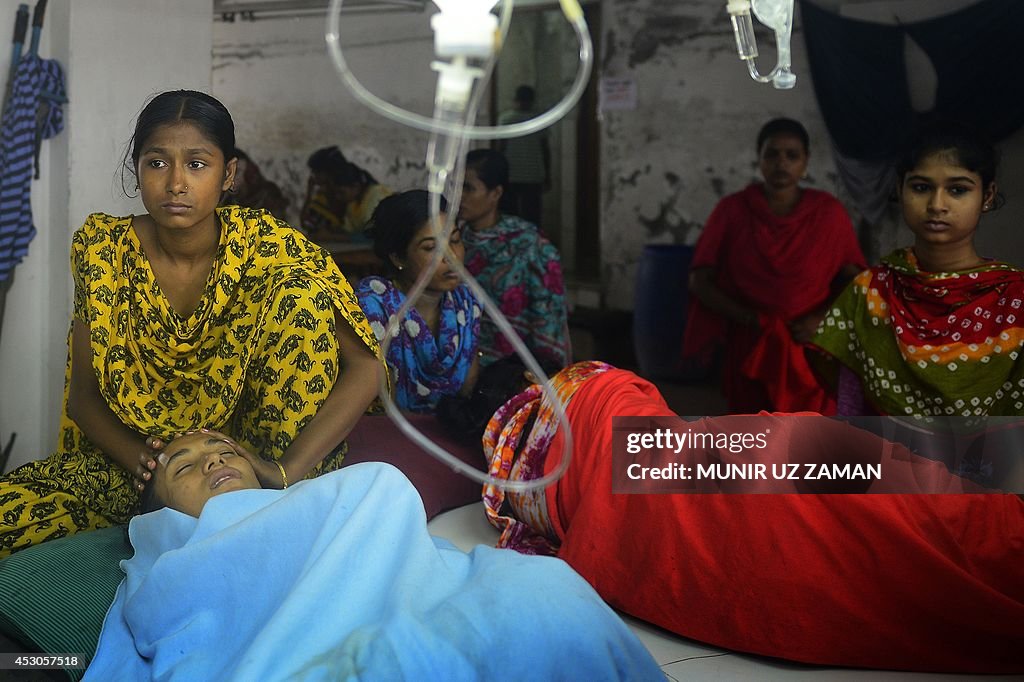 BANGLADESH-TEXTILE-PROTEST