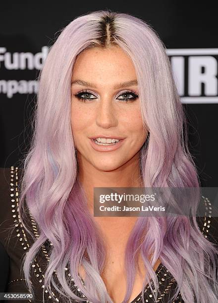 Ke$ha attends the premiere of "Planes: Fire & Rescue" at the El Capitan Theatre on July 15, 2014 in Hollywood, California.