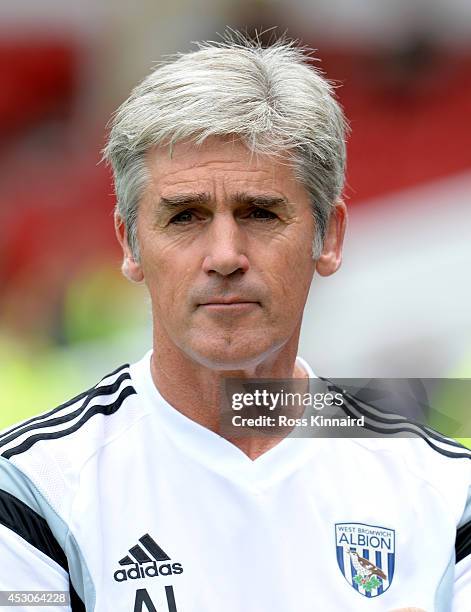 Alan Irvine the manager of West Bromwich Albion during the pre season friendly match between Nottingham Forest and West Bromwich Albion at the City...