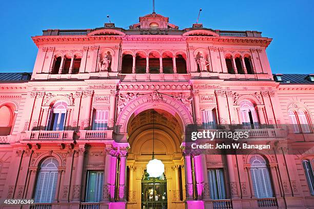 casa rosada, buenos aires, argentina - casa rosada buenos aires stock pictures, royalty-free photos & images