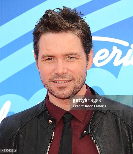 Singer Michael Johns attends the American Idol 2013 finale at Nokia Theatre L.A. Live on May 16, 2013 in Los Angeles, California.