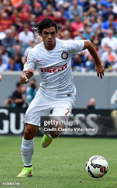 Dodo of FC Inter Milan in action during the International Champions Cup 2014 at Lincoln Financial Field on August 2, 2014 in Philadelphia,...