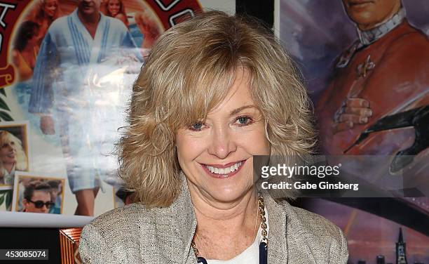 Actress Catherine Hicks attends the 13th annual Star Trek convention at the Rio Hotel & Casino on August 2, 2014 in Las Vegas, Nevada.
