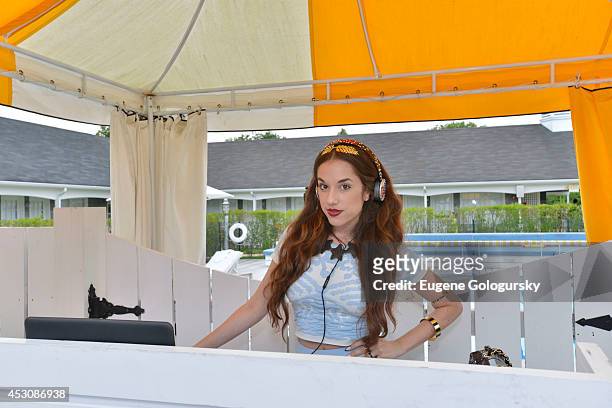 Nicole Rose Stillings attends the Hamptons Magazine Celebration of Cover Star Nate Berkus At Capri The Capri on August 1, 2014 in Southampton, New...