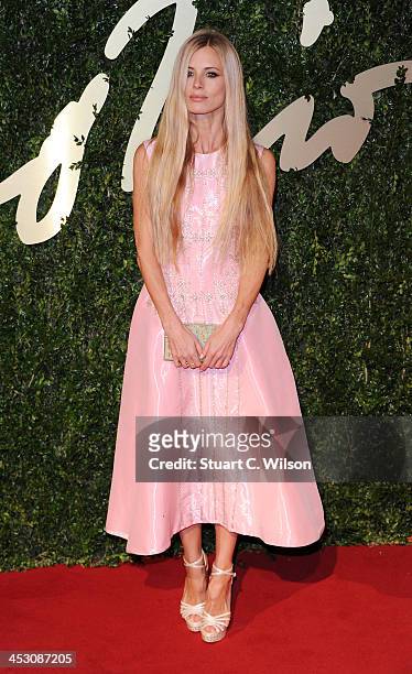 Laura Bailey attends the British Fashion Awards 2013 at London Coliseum on December 2, 2013 in London, England.