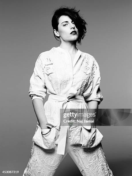 Actress Antje Traue is photographed for Bullett on April 16, 2013 in Los Angeles, California.