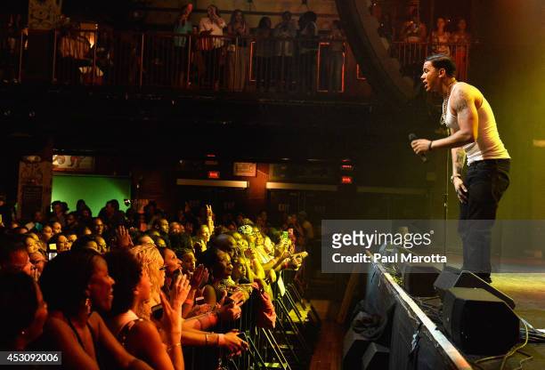 Adrian Marcel performs at House of Blues Boston on August 2, 2014 in Boston, Massachusetts.