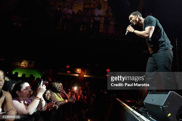 Adrian Marcel performs at House of Blues Boston on August 2, 2014 in Boston, Massachusetts.