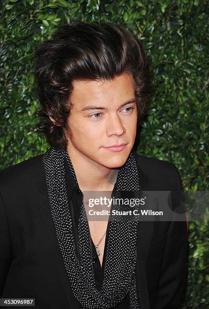 Harry Styles attends the British Fashion Awards 2013 at London Coliseum on December 2, 2013 in London, England.