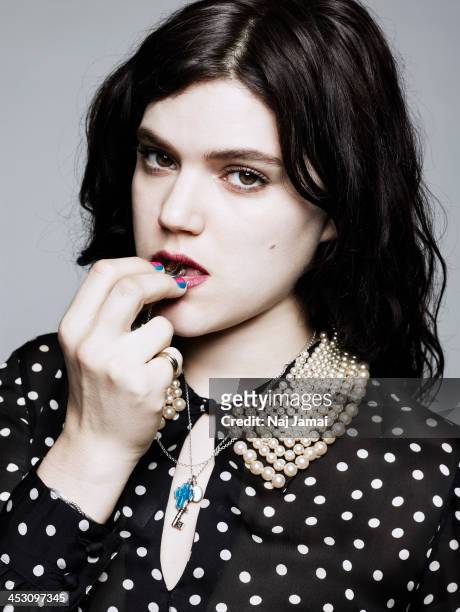 French actress and singer Soko is photographed for Bullett on April 16, 2013 in Los Angeles, California.
