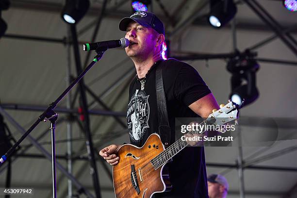 Chance McKinney performs on stage at the Watershed Music Festival 2014 at The Gorge on August 2, 2014 in George, Washington.