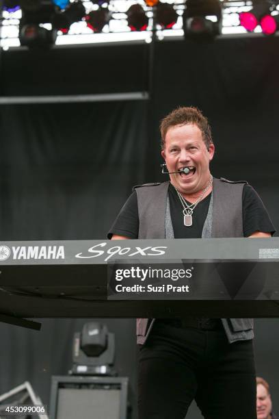 Dean Sams of Lonestar performs on stage at the Watershed Music Festival 2014 at The Gorge on August 2, 2014 in George, Washington.