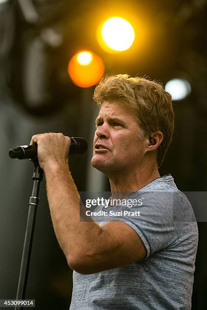 Richie McDonald of Lonestar performs on stage at the Watershed Music Festival 2014 at The Gorge on August 2, 2014 in George, Washington.