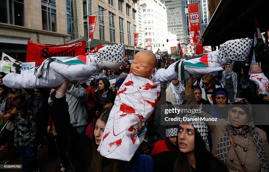 Pro-Palestinian Activists Gather In Sydney