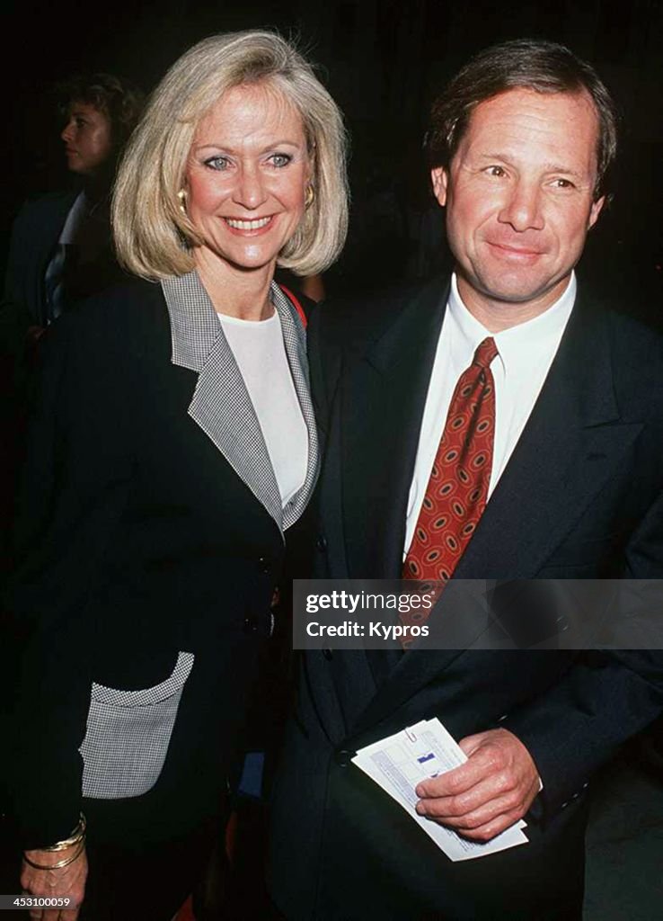 Ovitz American talent agent Michael Ovitz with his wife Judy, circa 1992 ...