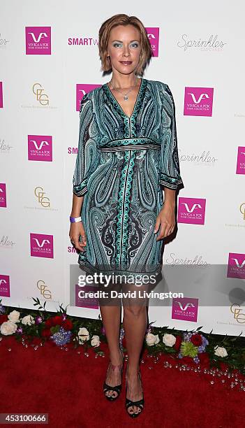 Actress Kristanna Loken attends the Vivica A. Fox 50th birthday celebration at Philippe Chow on August 2, 2014 in Beverly Hills, California.