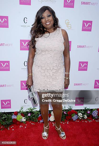 Star Jones arrives at the Vivica A. Fox 50th Birthday party at Philippe Chow on August 2, 2014 in Beverly Hills, California.