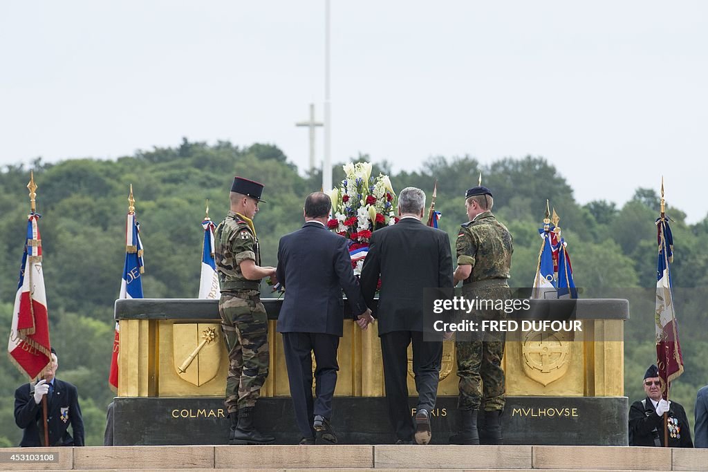 FRANCE-GERMANY-WWI-CENTENARY-COMMEMORATION