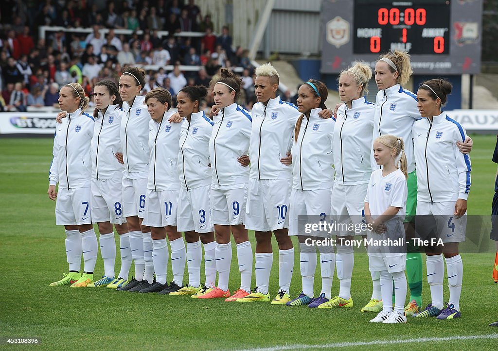 England v Sweden: Women's International Friendly