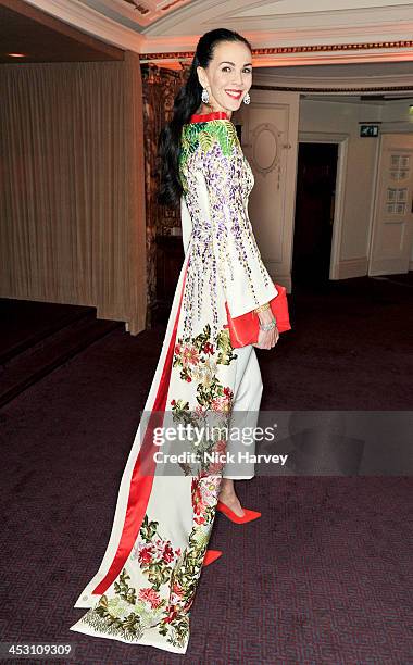 L'Wren Scott attends the British Fashion Awards 2013 at London Coliseum on December 2, 2013 in London, England.