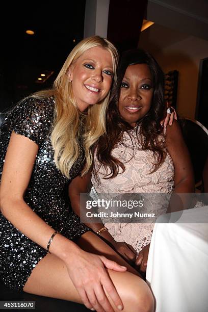 Actress Tara Reid and TV personality Star Jones attend the Vivica A. Fox 50th birthday celebration at Mr. Chow on August 2, 2014 in Los Angeles,...