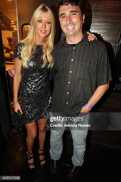 Actress Tara Reid and director Anthony C. Ferrante attend the Vivica A. Fox 50th birthday celebration at Mr. Chow on August 2, 2014 in Los Angeles,...