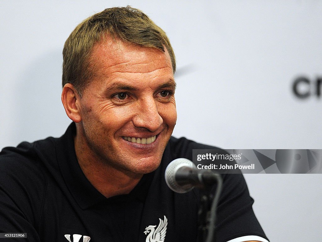 Liverpool FC Training And Press Conference In Miami
