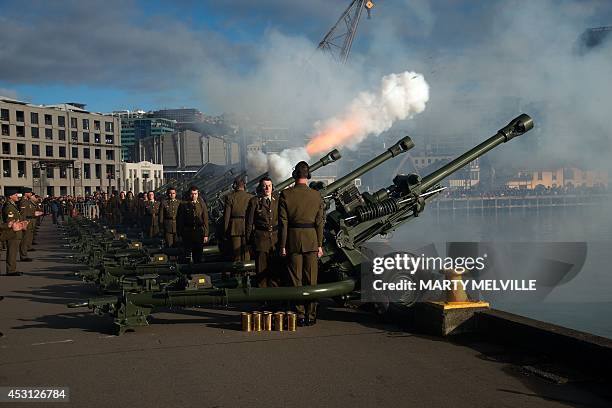 Royal Regiment Of New Zealand Artillery Photos and Premium High Res